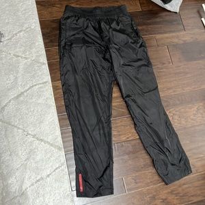 Mens prada size 48 black nylon windbreaker pant